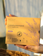 Laundry Detergent Eco Sheets-Lavender, 50 sheets